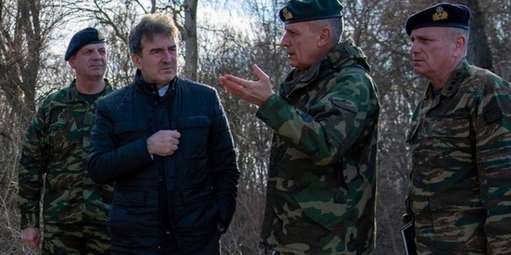 Μεταναστευτικό: Στον Έβρο ο Μιχάλης Χρυσοχοϊδης με τον επικεφαλής της Frontex