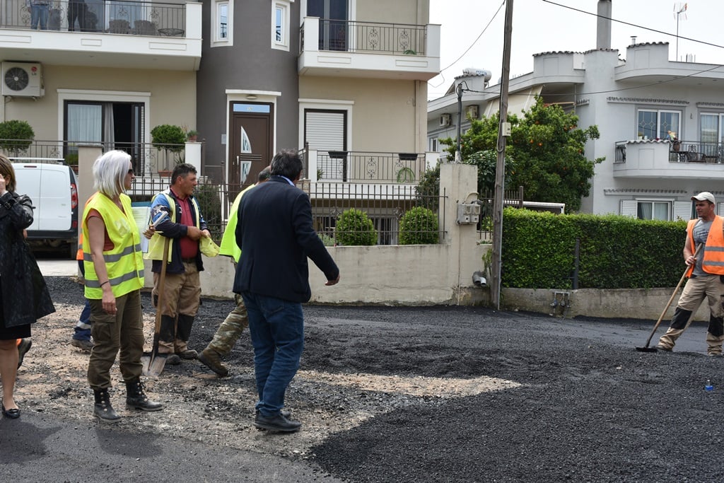 Πάτρα: Έργα στην περιοχή της Λεύκας - Στο σημείο ο Δήμαρχος Κώστας Πελετίδης