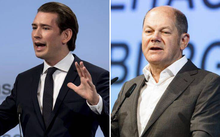 Κατηγορηματικά αντίθετος ο Κουρτς για τα κορονο-ομόλογα - Επιφυλακτικός ο Σολτς