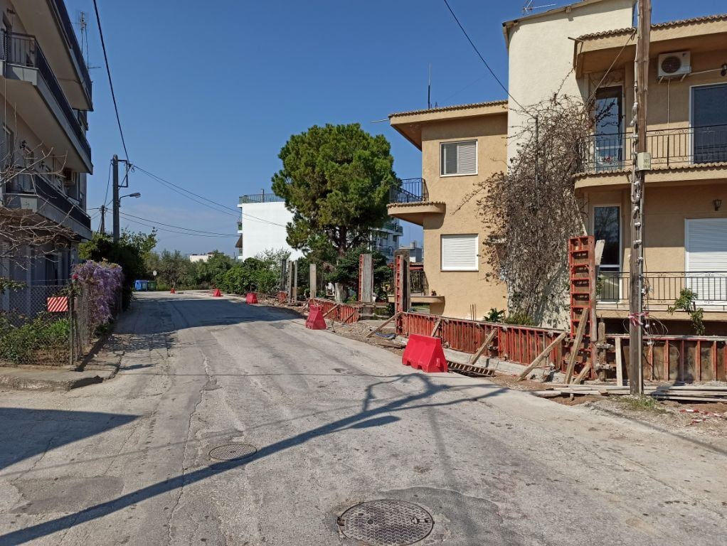 Πάτρα: Έργα στην περιοχή της Λεύκας - Στο σημείο ο Δήμαρχος Κώστας Πελετίδης