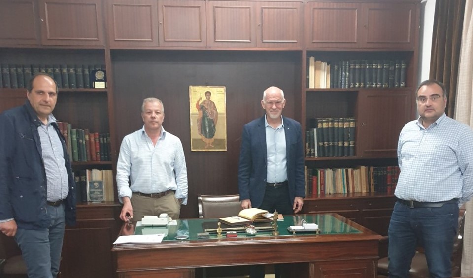 Πάτρα: Συνάντηση μελών του Εμπορικού Συλλόγου με τον βουλευτή Αχαΐας και τ. Πρωθυπουργό Γεώργιο Παπανδρέου - ΦΩΤΟ