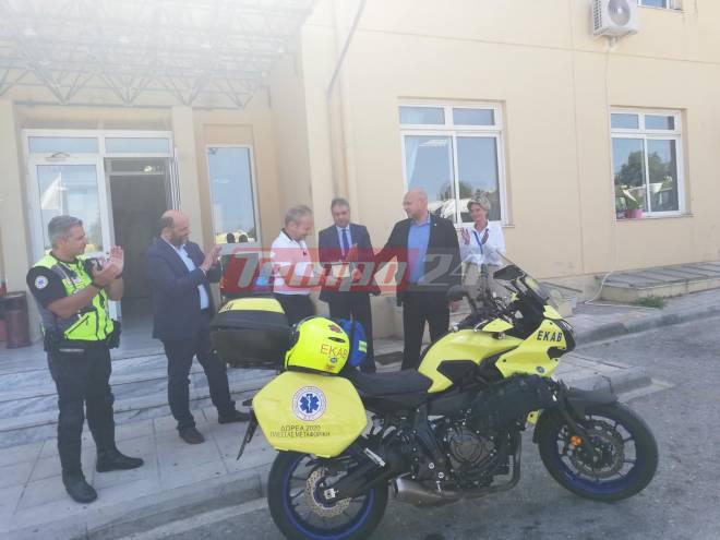 Πάτρα: Παραδόθηκε η μηχανή του ΕΚΑΒ που σώζει ανθρώπινες ζωές (ΦΩΤΟ)