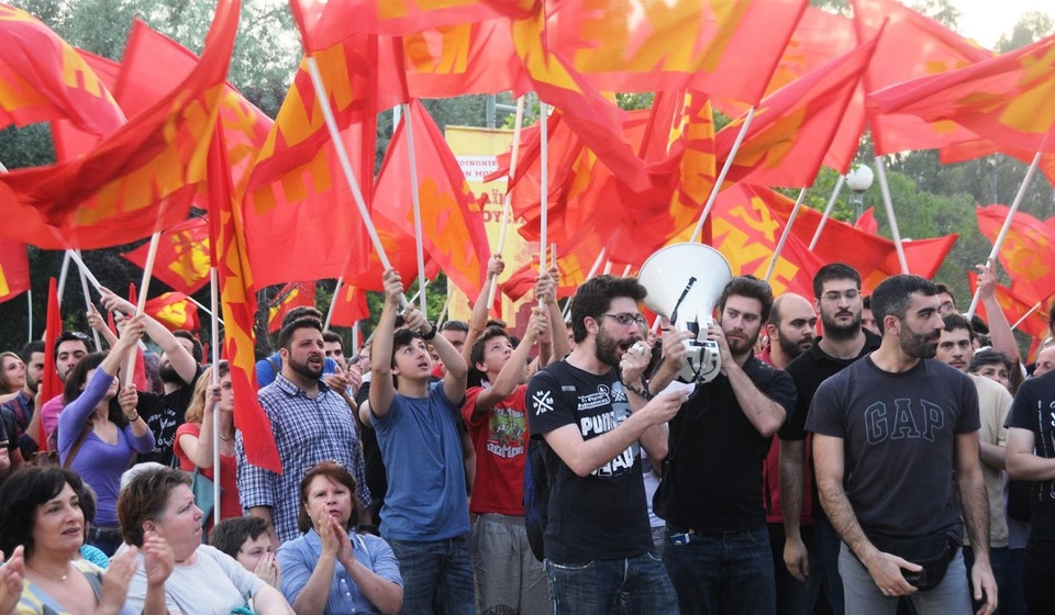 Πάτρα: Συγκέντρωση της ΚΝΕ για τη δολοφονία του Τζορτζ Φλόιντ