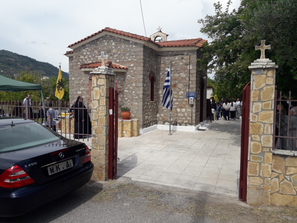 Τα πρώτα εγκαίνια Ιερού Ναού από τον Μητροπολίτη Ιερώνυμο