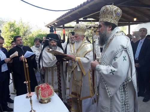 Τα πρώτα εγκαίνια Ιερού Ναού από τον Μητροπολίτη Ιερώνυμο