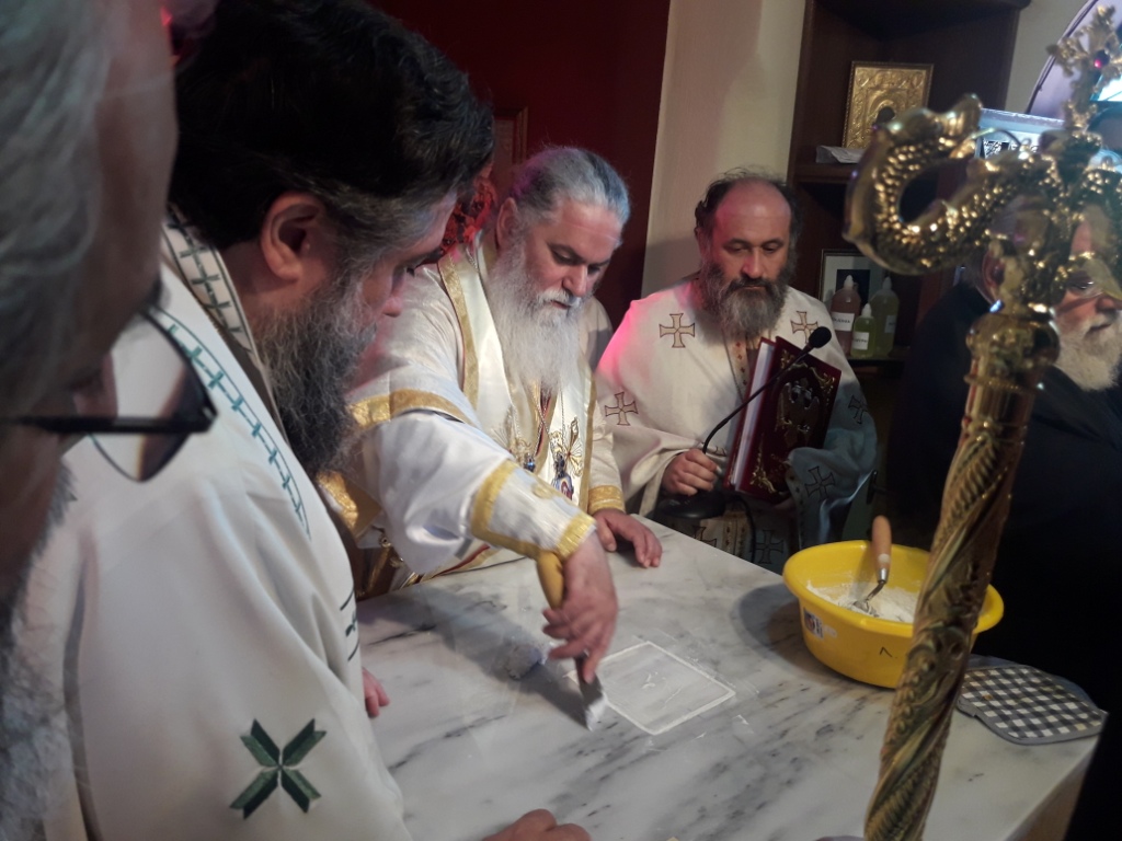 Τα πρώτα εγκαίνια Ιερού Ναού από τον Μητροπολίτη Ιερώνυμο
