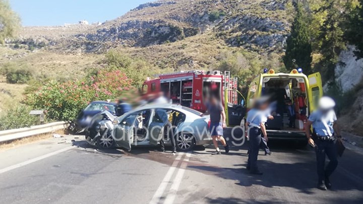 Θανατηφόρο τροχαίο στα Χανιά: Νεκρές μάνα και κόρη