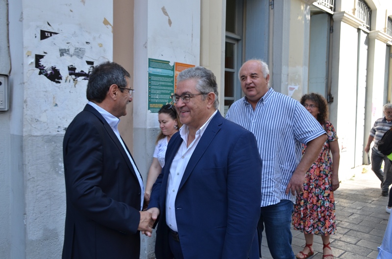 Πάτρα: Συνάντηση Κουτσούμπα - Πελετίδη στο Δημαρχείο - Τι συζητήθηκε - ΦΩΤΟ - ΒΙΝΤΕΟ