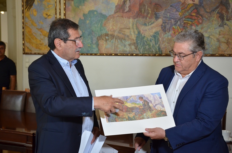 Πάτρα: Συνάντηση Κουτσούμπα - Πελετίδη στο Δημαρχείο - Τι συζητήθηκε - ΦΩΤΟ - ΒΙΝΤΕΟ