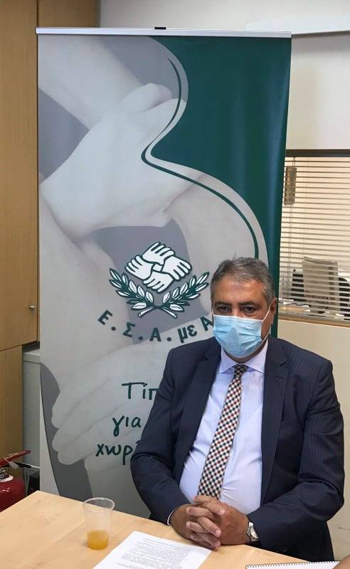 Γιάννης Καρβέλης: Αρωγός στα προβλήματα της Ε.Σ.Α.μεΑ - Προτάσεις για λύσεις από τον διοικητή της 6ης ΥΠΕ
