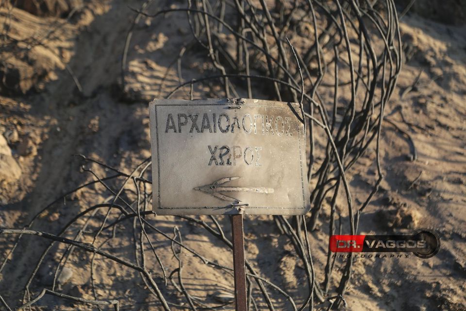 Δάφνη Ηλείας: Κάηκε το Μυκηναϊκό Νεκροταφείο