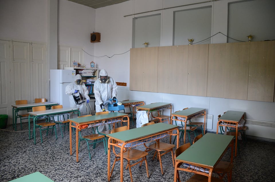 Κορονοϊός - Πάτρα: Απολύμανση στο σχολείο όπου βρέθηκε θετικός ένας μαθητής - Αναστέλλεται η λειτουργία του τμήματος - ΦΩΤΟ