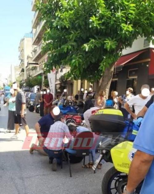 Πάτρα: Υπέστη έμφραγμα έξω από το Δημαρχείο - Σωτήρια επέμβαση Πελετίδη - ΦΩΤΟ