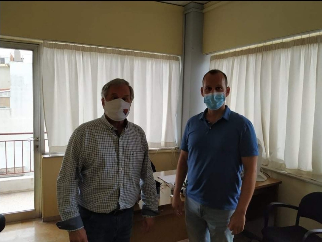 Συνάντηση Μάρκου με τον Γενικό Γραμματέα της Ομοσπονδίας Υπαλλήλων του ΟΑΕΔ