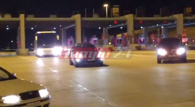 Η υποδοχή - έκπληξη του Προμηθέα στα διόδια της Πάτρας! ΒΙΝΤΕΟ