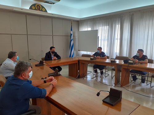 Σύσκεψη στο Δημαρχείο Αγρινίου με τους υγειονομικούς φορείς
