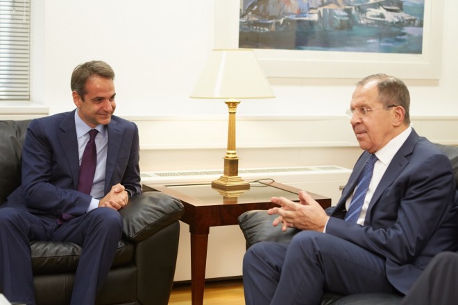 Συναντήσεις Μητσοτάκη με Λαβρώφ και Ασκενάζι στο Μέγαρο Μαξίμου