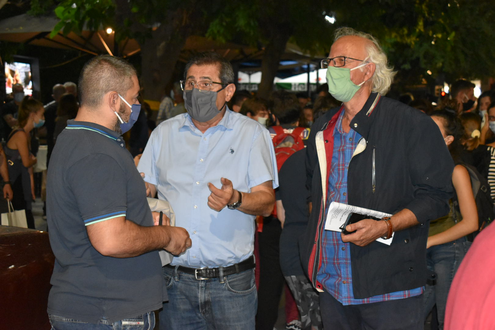 Ο Δήμαρχος Πατρέων στη συγκέντρωση για την καταδίκη της «Χρυσής Αυγής»