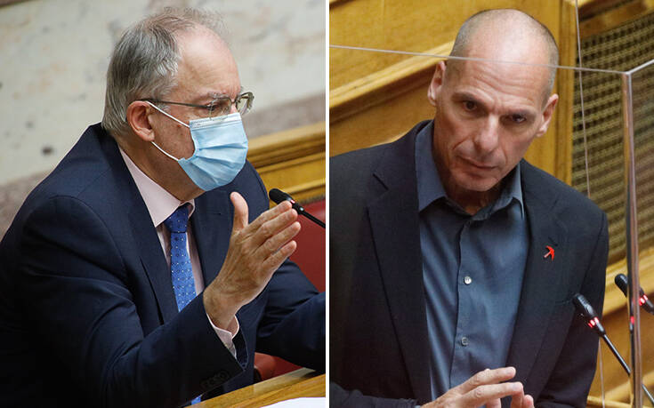 Κόντρα Τασούλα – Βαρουφάκη για το βίντεο για τις ένοπλες δυνάμεις στην πρόσοψη της Βουλής