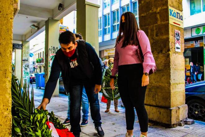 Η Νεολαία ΣΥΡΙΖΑ Αχαΐας τίμησε τον εορτασμό του Πολυτεχνείου