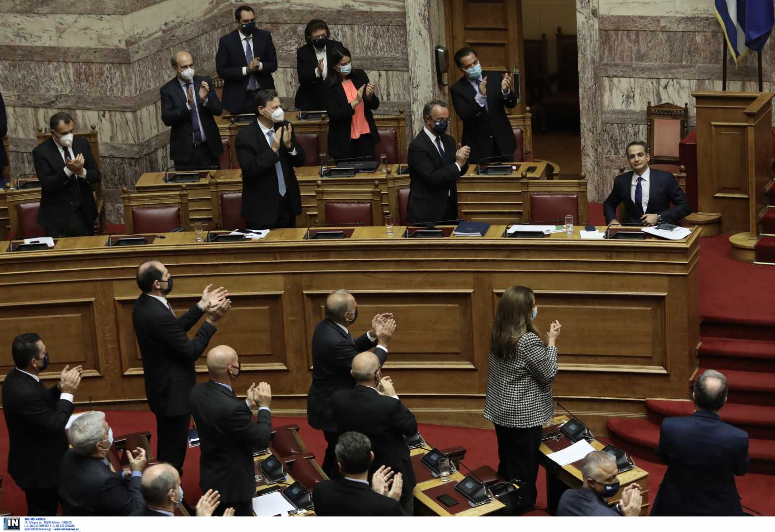 Βουλή: Υπερψηφίστηκε ο προϋπολογισμός του 2021 με 158 «ΝΑΙ»