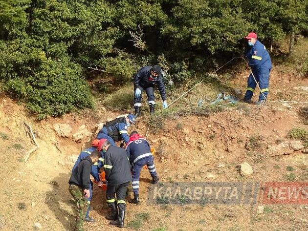 Διάσωση 65χρονου στα Καλάβρυτα - Κινητοποιήθηκαν Πυροσβεστική, ΕΚΑΒ και Αστυνομία