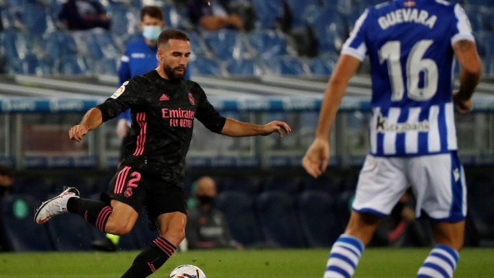 Στην προπόνηση της Ρεάλ ο Καρβαχάλ