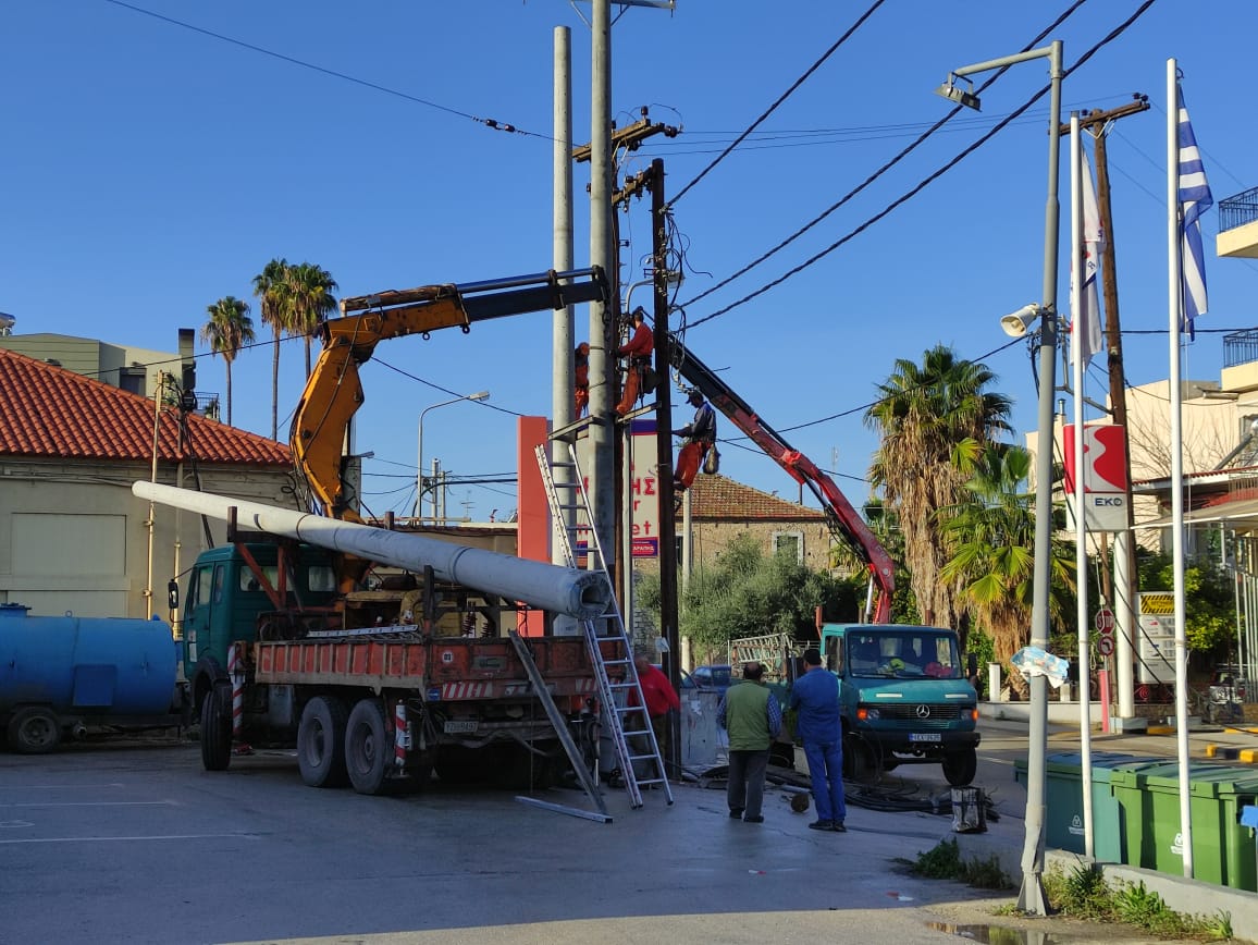 Διακοπή ρεύματος στα Βραχνέικα - Εργασίες της ΔΕΗ