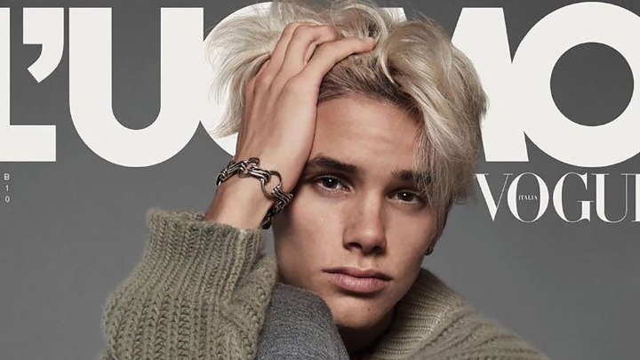 Ο Ρ.Μπέκαμ φωτογραφήθηκε για το εξώφυλλο του L'Uomo Vogue