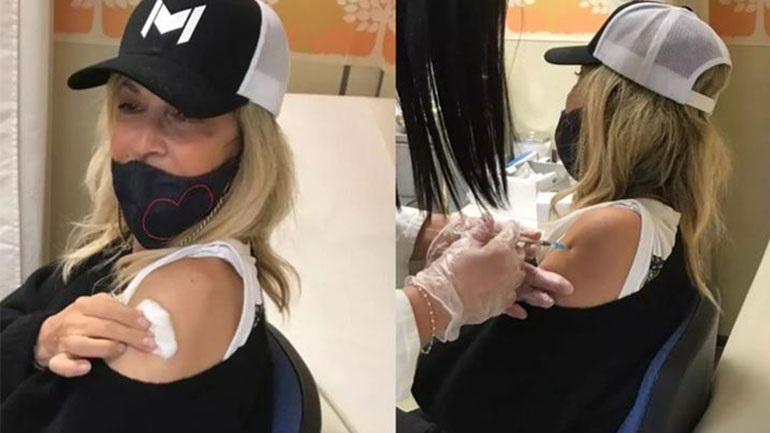 Η Άννα Βίσση έκανε το εμβόλιο κατά του κορονοϊού