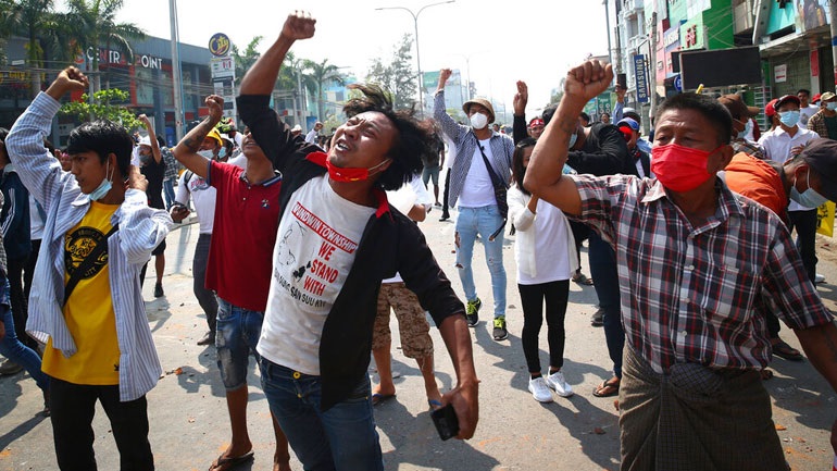Μιανμάρ: Δύο διαδηλωτές νεκροί και πολλοί τραυματίες