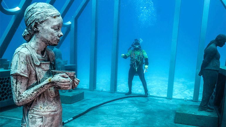 Τα πρώτα έργα στο Υποβρύχιο Μουσείο των Καννών