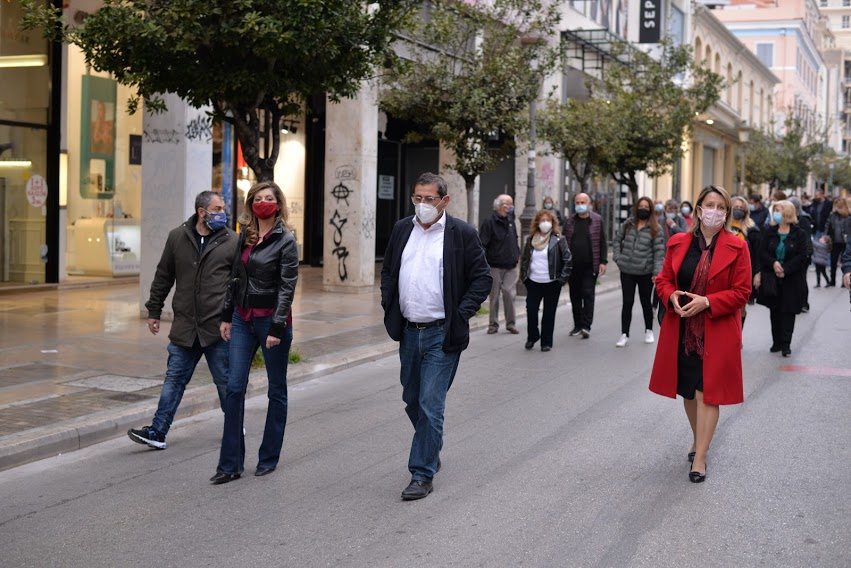 Πάτρα: Η Δημοτική Αρχή στη συγκέντρωση για την Παγκόσμια Ημέρα της Γυναίκας