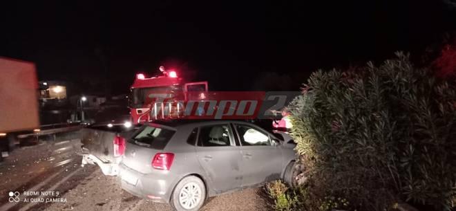 Πάτρα: Καραμπόλα στην Πατρών - Πύργου (ΝΕΟΤΕΡΑ) ΦΩΤΟ