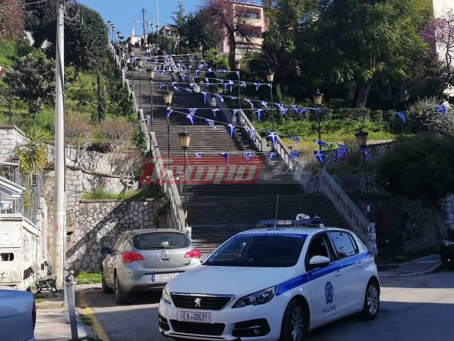 Κορονοϊός - Πάτρα: "Μπλόκο" στις σκάλες της Αγίου Νικολάου