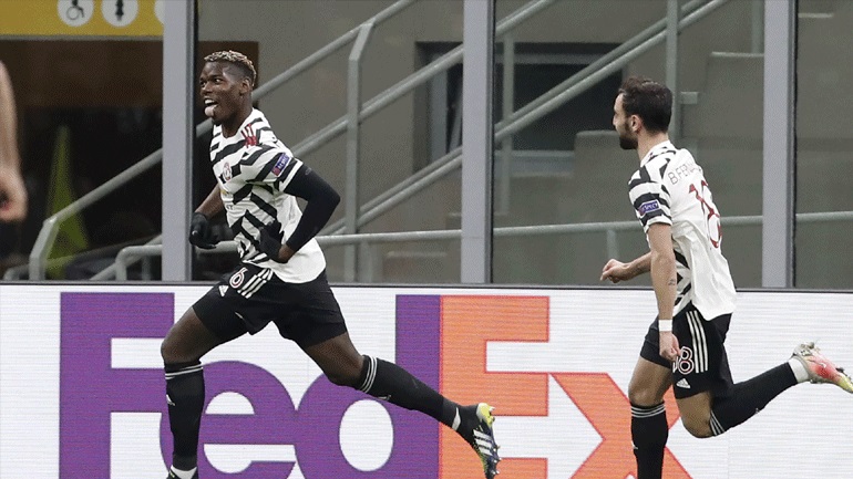 Εuropa League: Ο Πογκμπά έστειλε τη Γιουνάιτεντ στους «8», 1-0 τη Μίλαν στο «Σαν Σίρο»