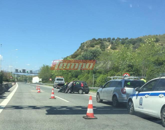 Πάτρα: Τροχαίο στην Περιμετρική - Της "έφυγε" το αυτοκίνητο ΦΩΤΟ