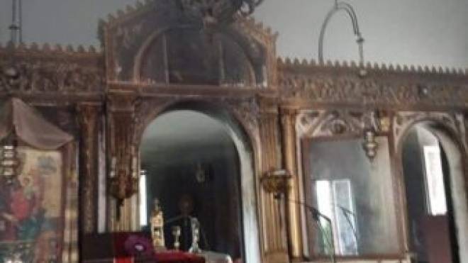 Φωτιά στην Ι.Μ. Κατερινούς στη Γαβαλoύ – Ζημιές στον ναό