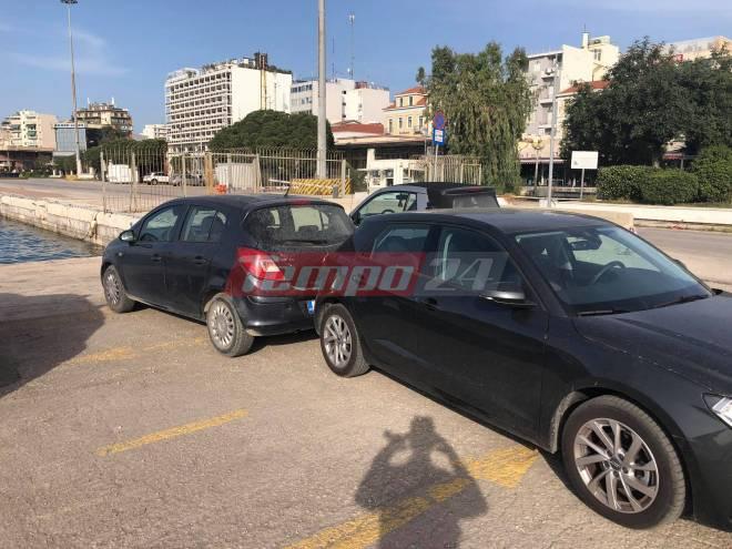 Λιμάνι Πάτρας: Λύθηκε χειρόφρενο αυτοκινήτου που είχε σταθμεύσει στο μώλο! Παραλίγο να πέσει στη θάλασσα - ΦΩΤΟ