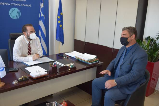 Συνάντηση Φαρμάκη με τον Αντιπρόεδρο του ΕΛΓΑ, Ν. Δούκα