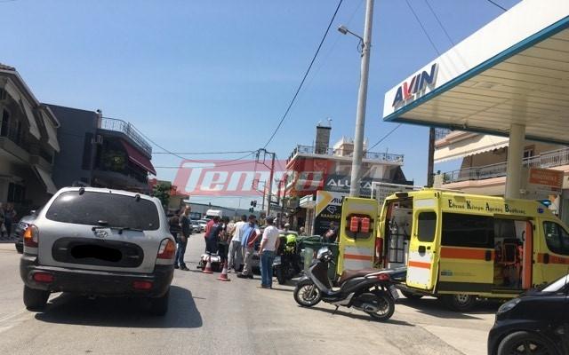 Τροχαίο στα Δεμένικα: Tραυματίστηκε γυναίκα (ΦΩΤΟ)