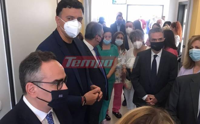 Πάτρα: Εγκαινιάστηκε από τον Βασίλη Κικίλια η παιδοψυχιατρική κλινική (ΦΩΤΟ)