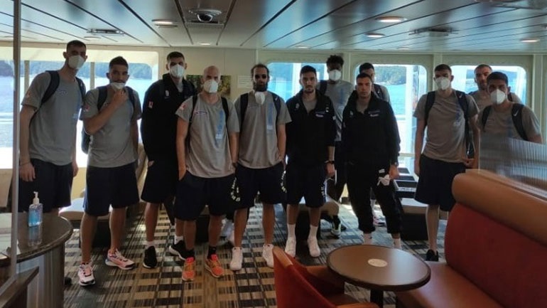 Έφτασε στη Βικτόρια η Εθνική ανδρών