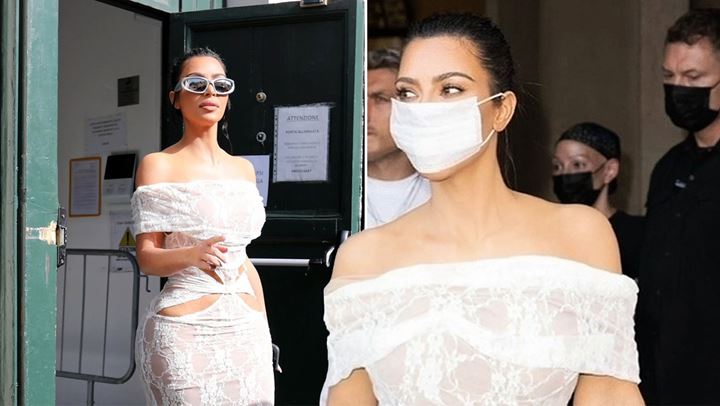 Στην Ιταλία η Kim Kardashian - Σάλος με την αποκαλυπτική εμφάνισή της στο Βατικανό