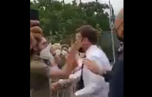 Δύο συλλήψεις για το χαστούκι στον Μακρόν