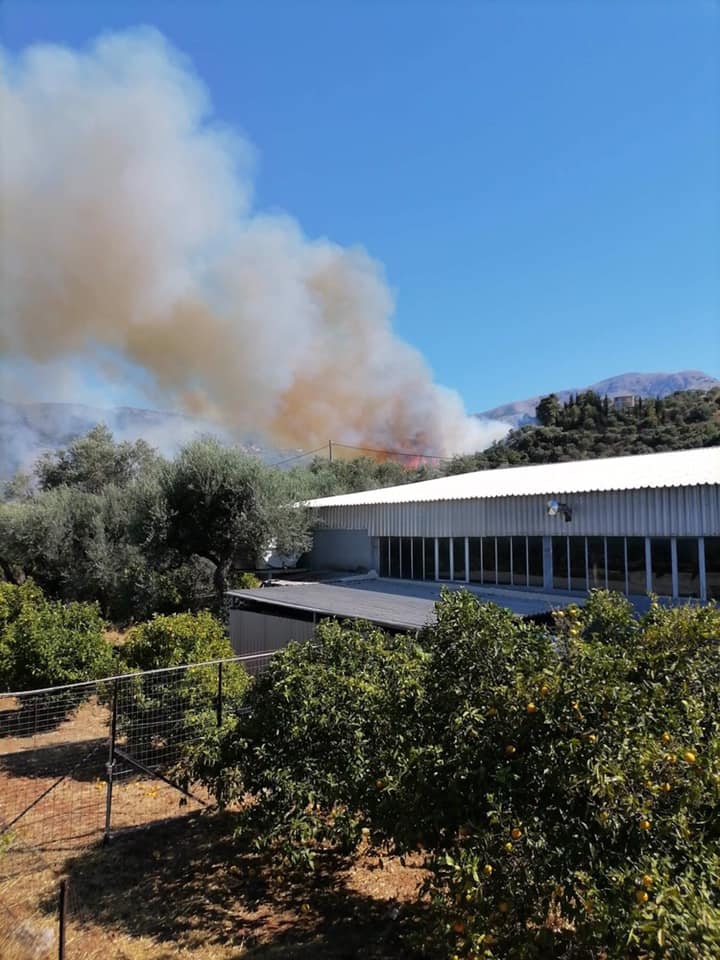 ΕΚΤΑΚΤΟ - ΤΩΡΑ: Φωτιά κοντά στο Μαυρίκι Αιγίου - Κινδυνεύει εκκλησάκι - ΦΩΤΟ