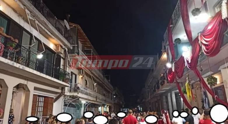 Στο πόδι όλη τη νύχτα οι κάτοικοι στην Αχαγιά - Υπαίθριο γλέντι γάμου με τα ηχεία στη διαπασών