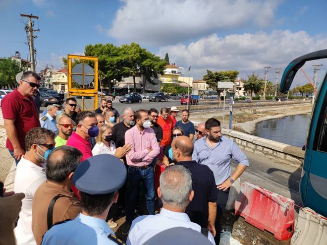 Aυτοψία κλιμακίου του ΥπΠο στα Γεφύρια του Αιτωλικού