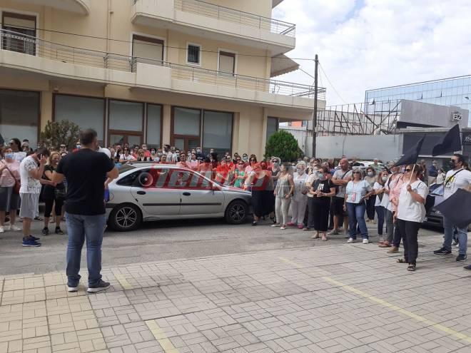 Πάτρα: Στάση εργασίας, αυτοκινητοπορεία και συγκέντρωση για τον υποχρεωτικό εμβολιασμό (ΦΩΤΟ-ΒΙΝΤΕΟ)
