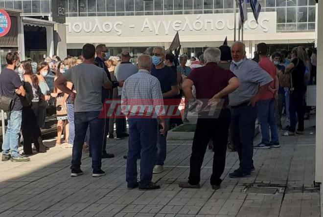 Πάτρα: Κινητοποίηση στην 6η ΥΠΕ κατά της υποχρεωτικότητας των εμβολιασμών και τις αναστολές ΦΩΤΟ